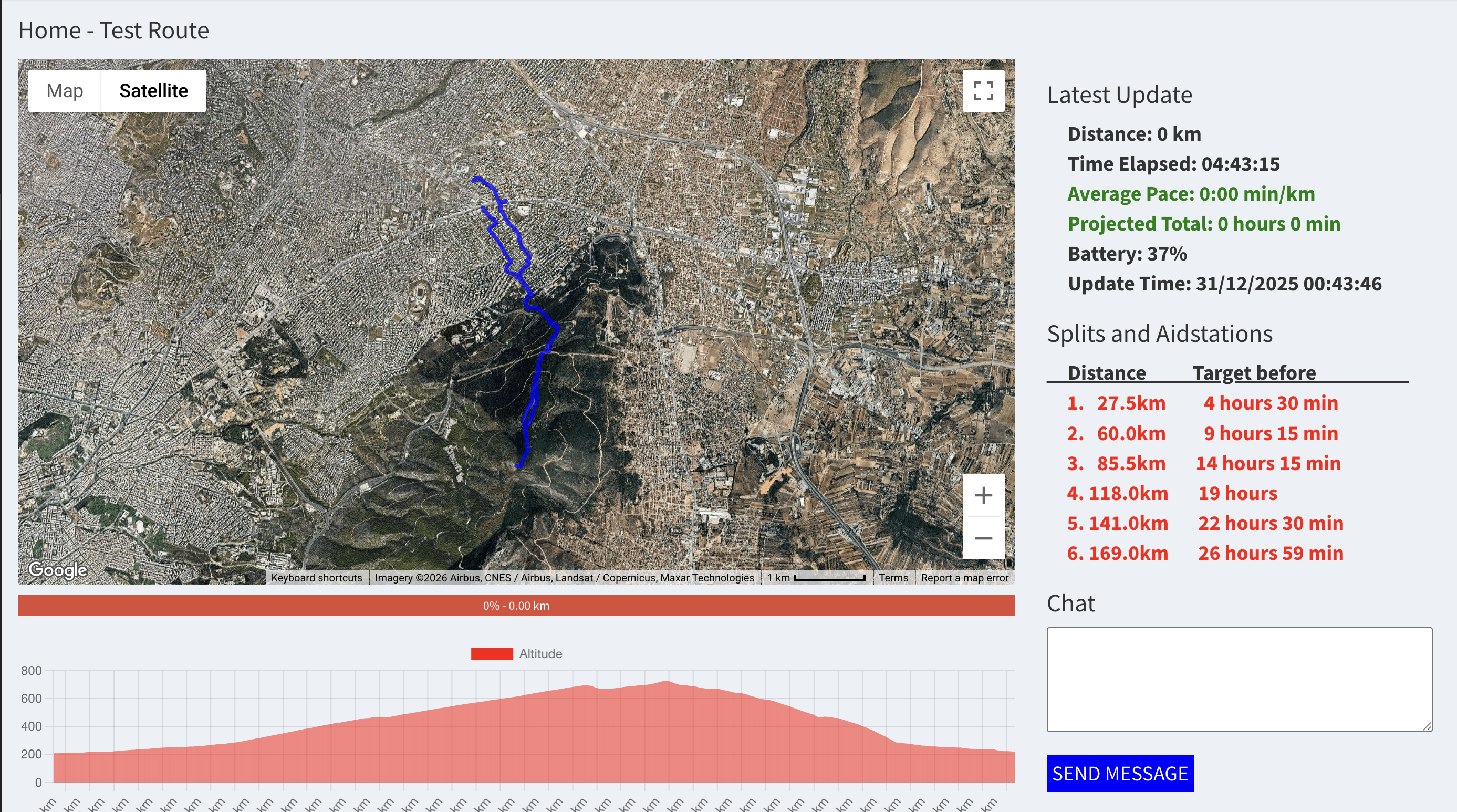 Live Race Tracking Platform logo